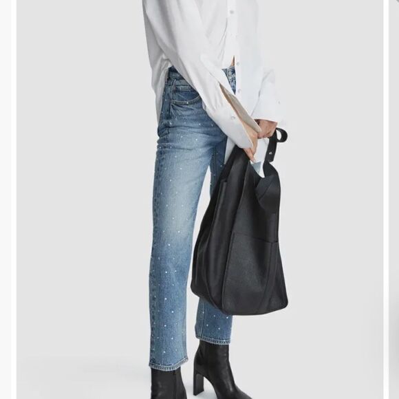 Melanie Line Sparkl Stud Embellished Slim Fit Jeans S - Picture 3 of 10